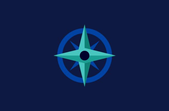 illustration of a navigation symbol